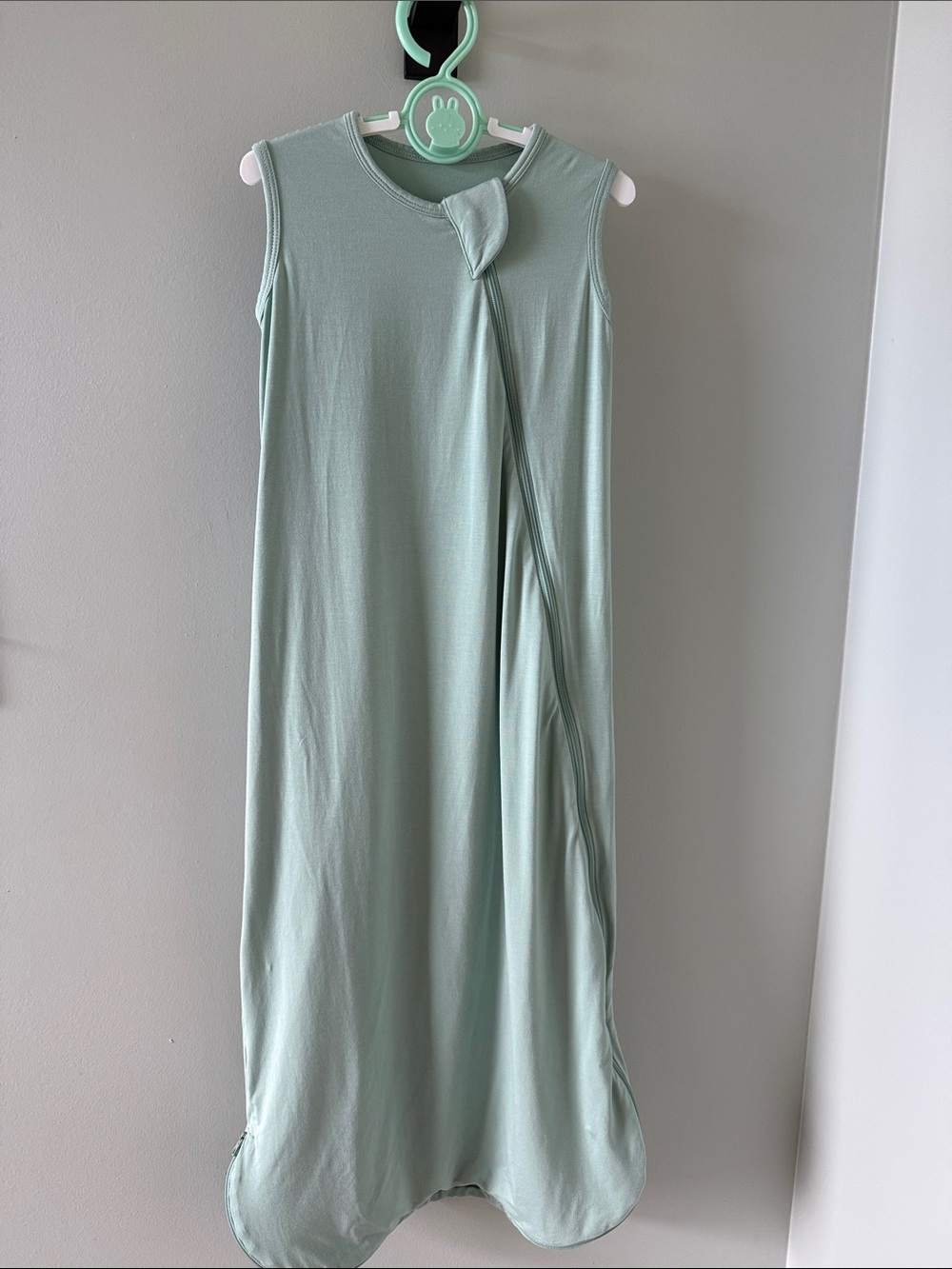 Quince Granite Green 0.5 Tog Med sleep sack; washed NWOT